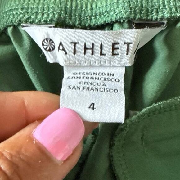 Athleta Brooklyn Ankle Pant Vineyard Green Pants Women’s Size 4 Travel Casual - Picture 8 of 10